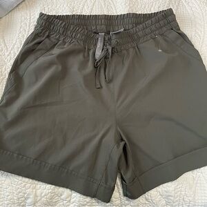 Mondetta Olive Green Drawstring Shorts